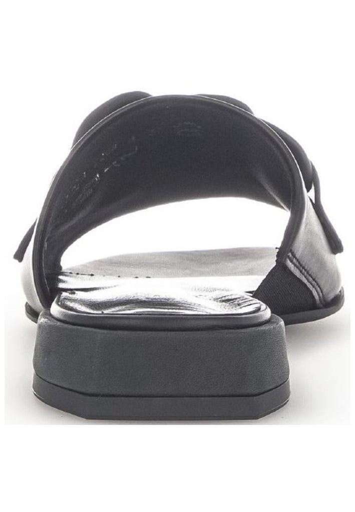 Gabor Pantoletten Glattleder Schwarz