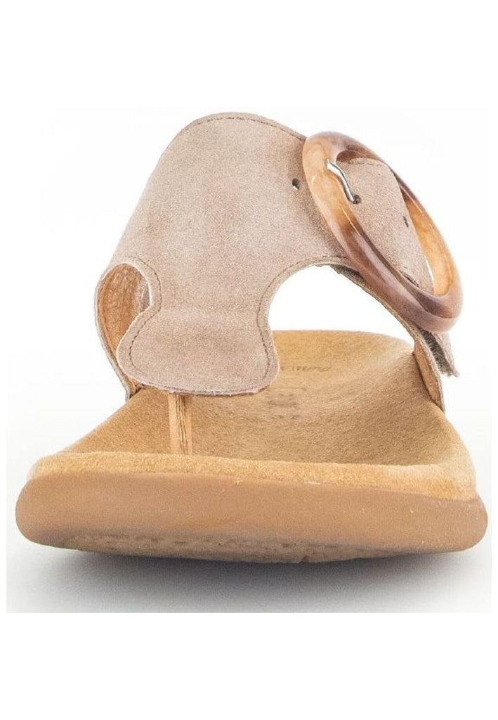 Gabor Pantoletten Leder Braun