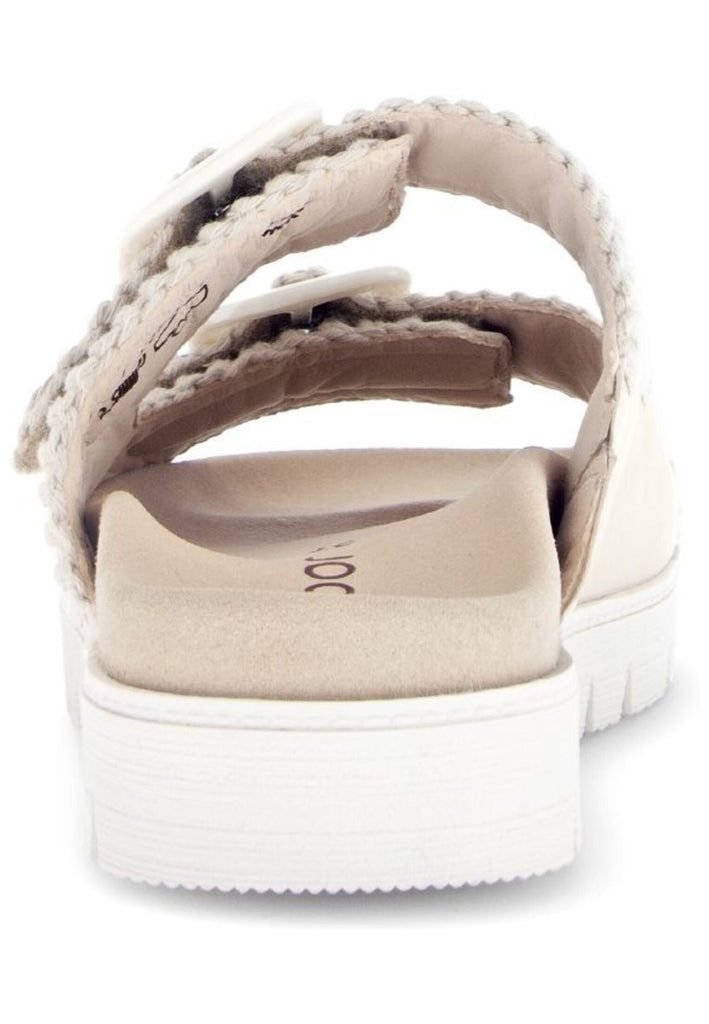 Gabor Pantoletten Leder Creme
