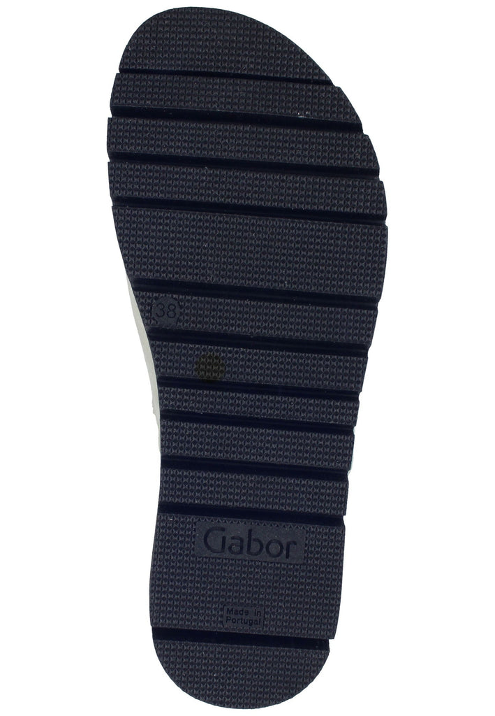 Gabor Pantoletten Leder Hellgrün