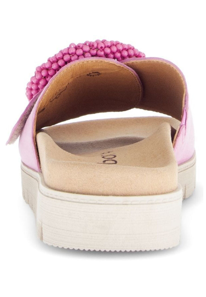 Gabor Pantoletten Leder Pink