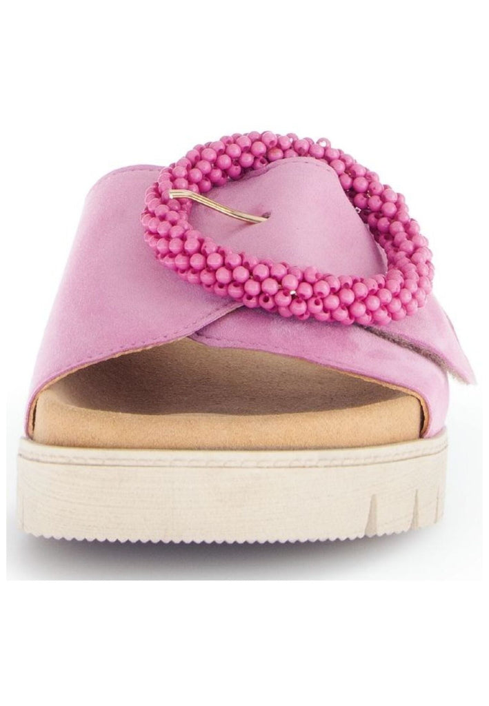 Gabor Pantoletten Leder Pink