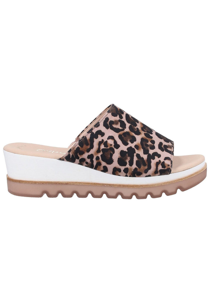 Gabor Pantoletten Leder Rosa