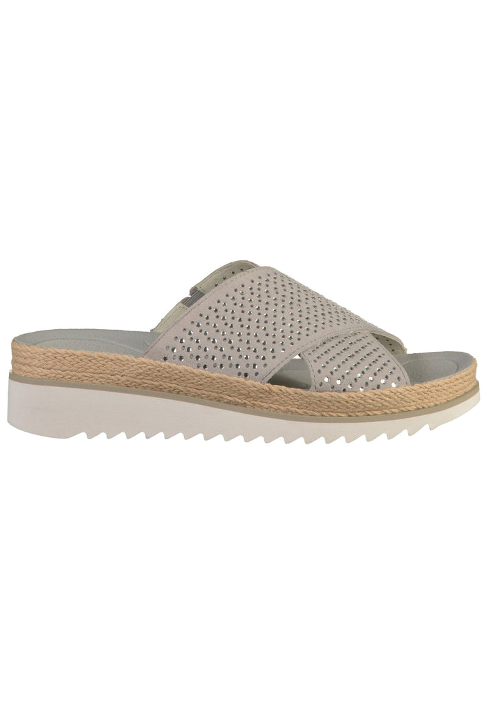 Gabor Pantoletten Leder Stone