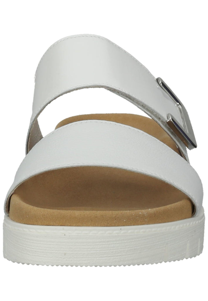 Gabor Pantoletten Leder Weiß