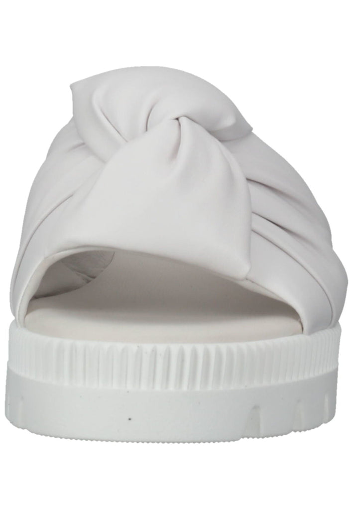 Gabor Pantoletten Lederimitat Weiß