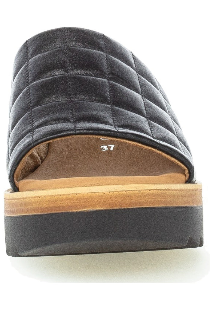 Gabor Pantoletten Nappaleder Schwarz