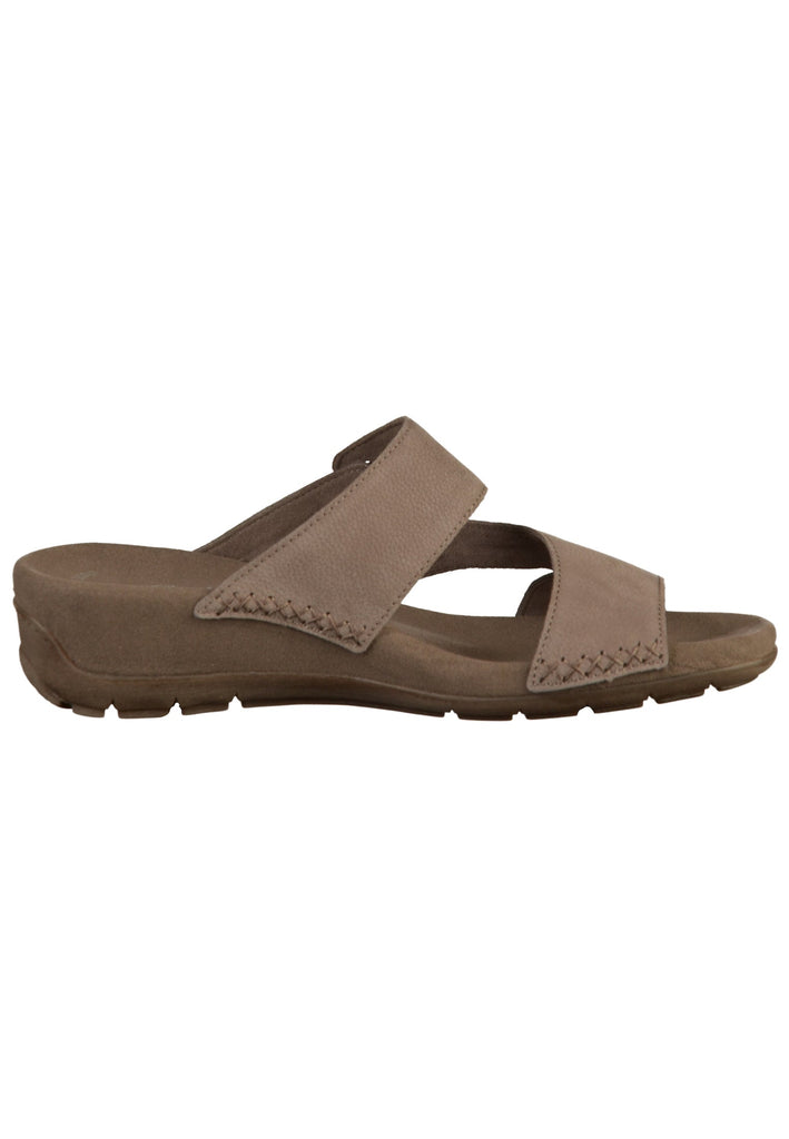 Gabor Pantoletten Nubukleder Braun