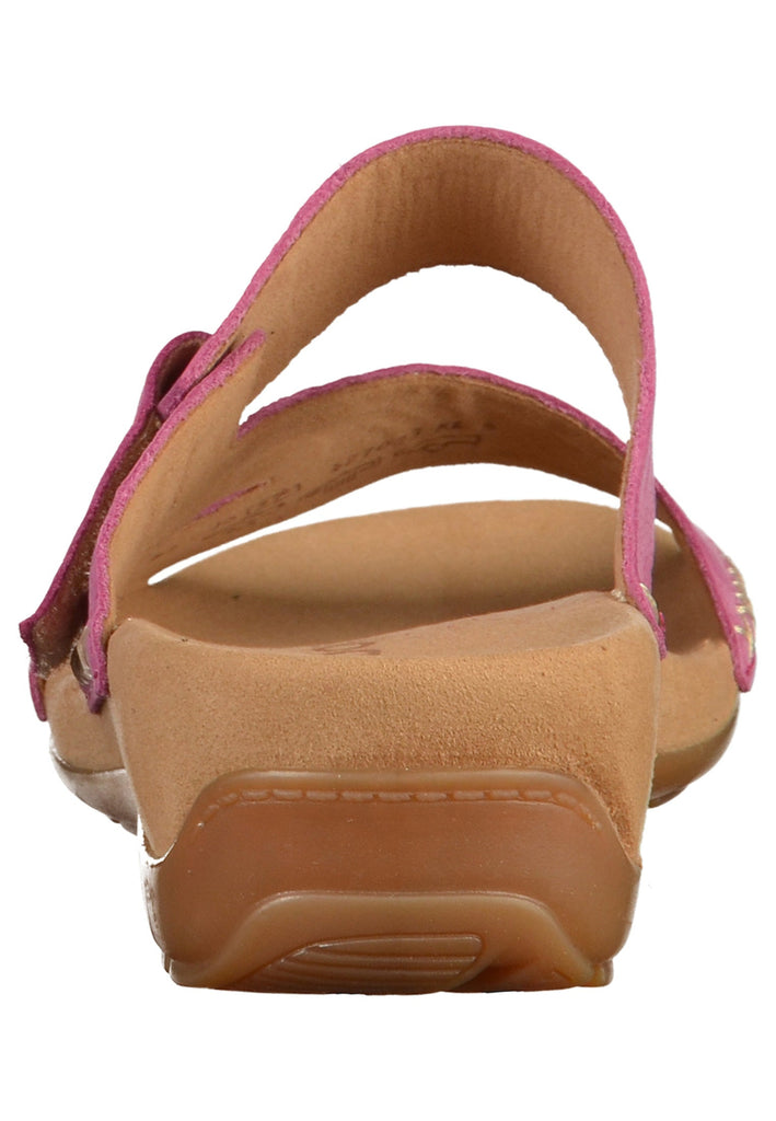 Gabor Pantoletten Nubukleder Pink