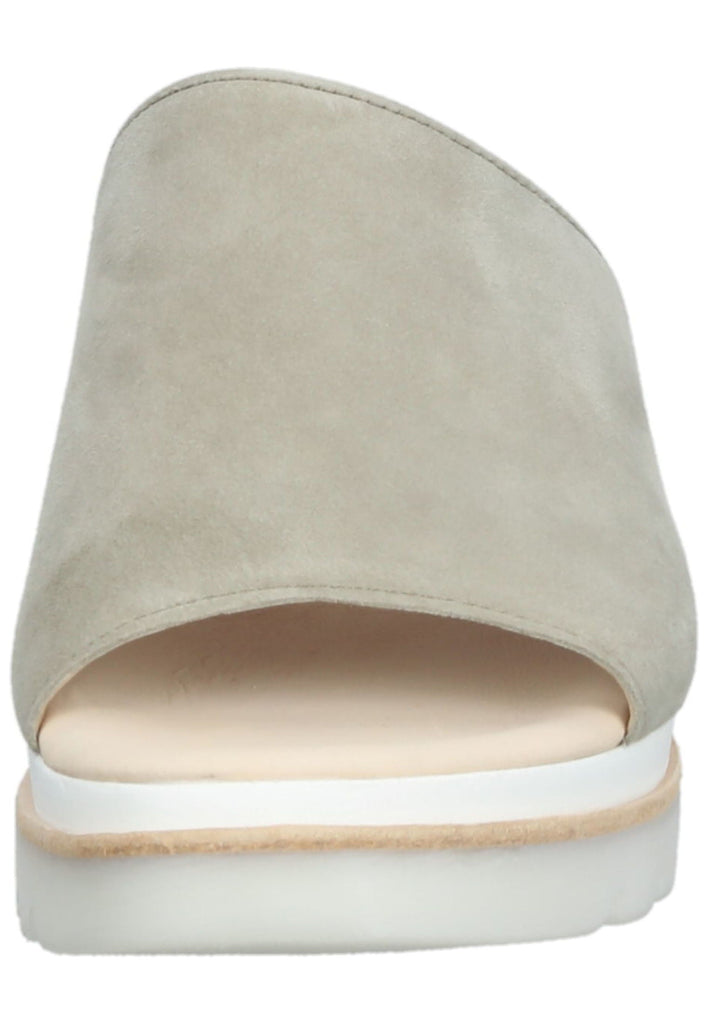 Gabor Pantoletten Veloursleder Beige