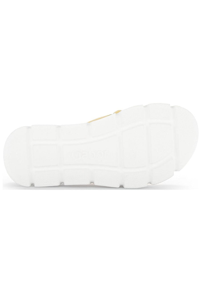 Gabor Pantoletten Veloursleder Gelb