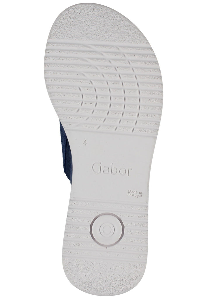 Gabor Pantoletten Veloursleder Jeans