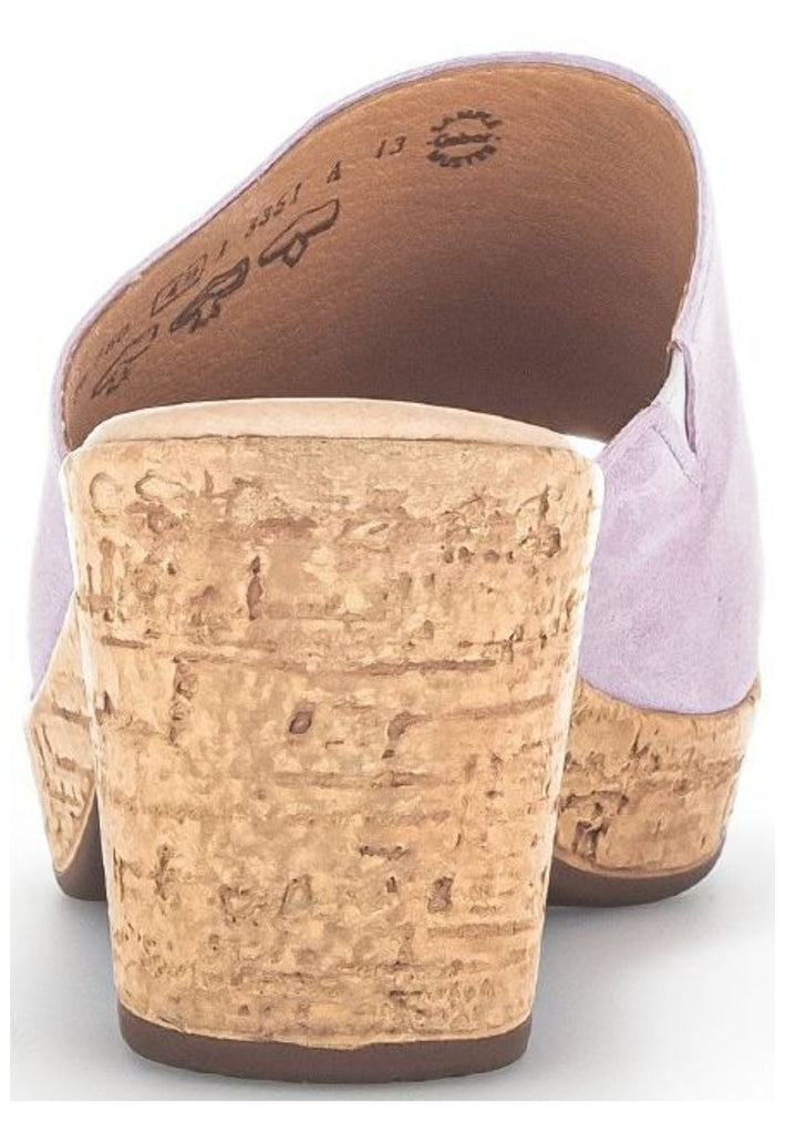 Gabor Pantoletten Veloursleder Lavendel