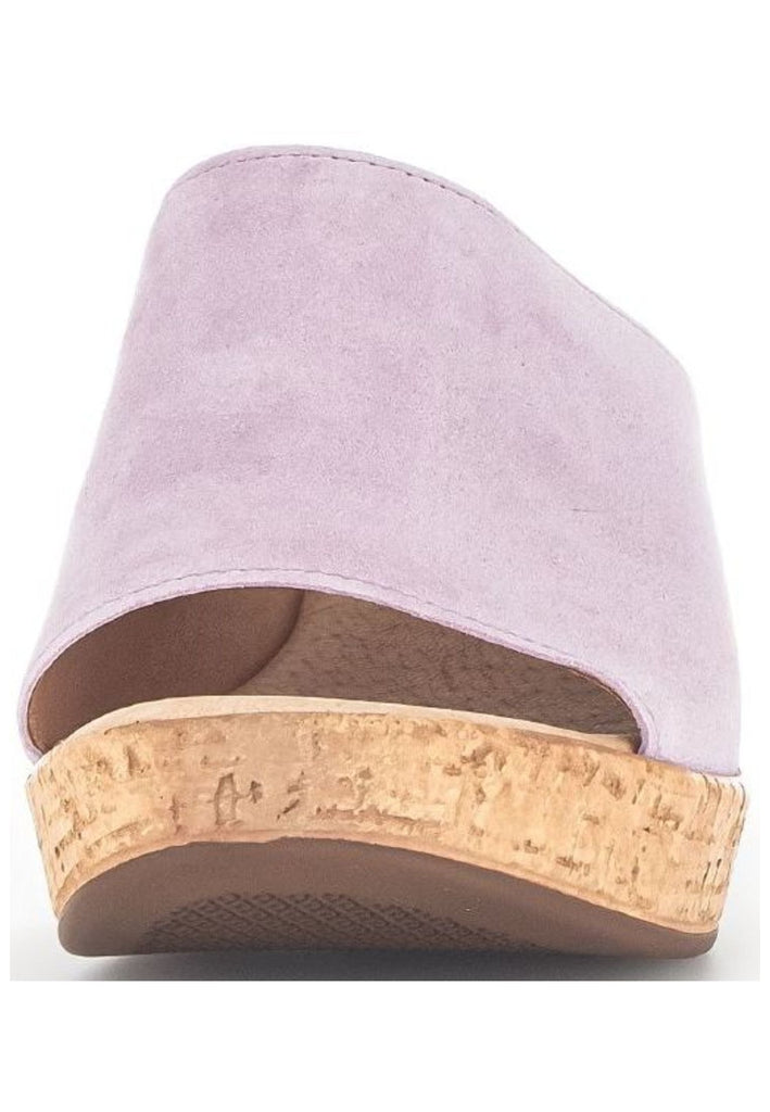 Gabor Pantoletten Veloursleder Lavendel