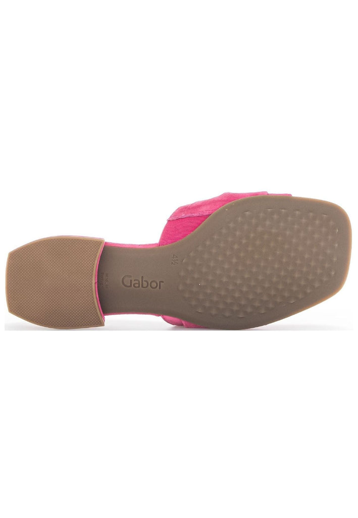 Gabor Pantoletten Veloursleder Pink