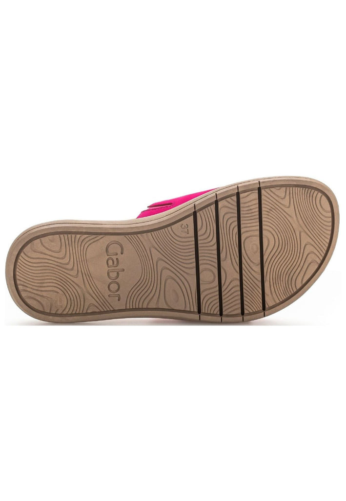 Gabor Pantoletten Veloursleder Pink