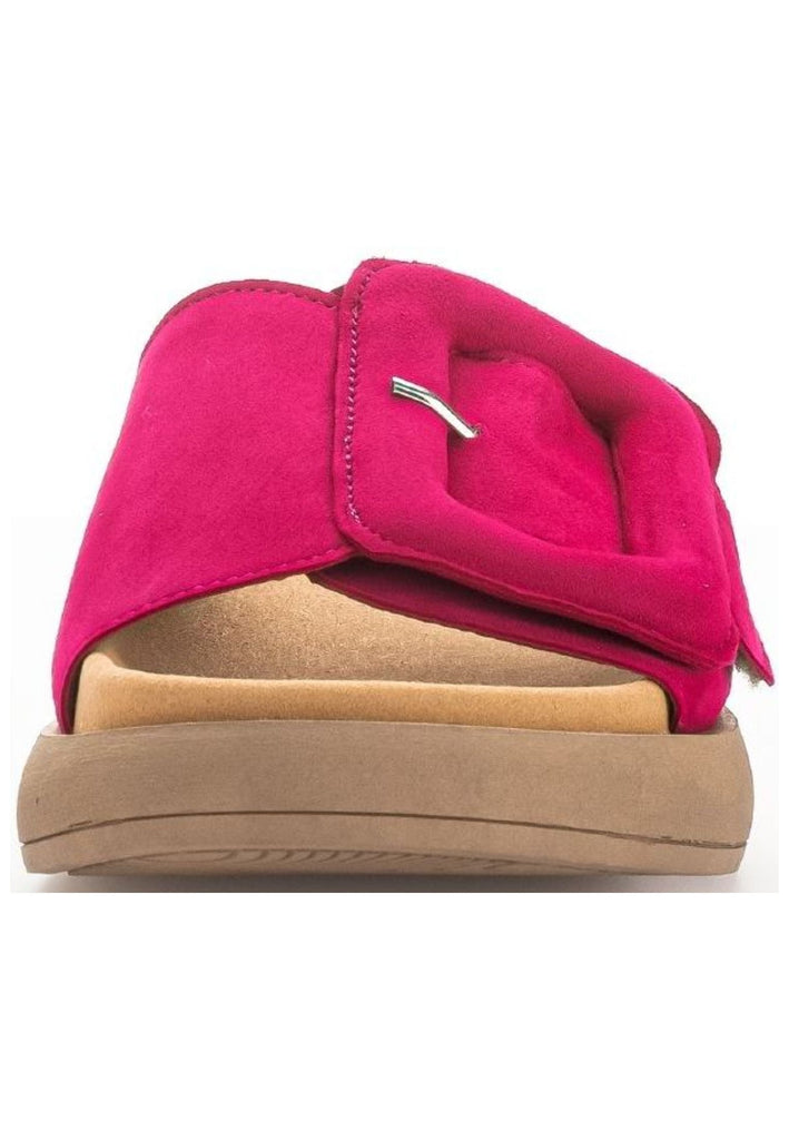 Gabor Pantoletten Veloursleder Pink