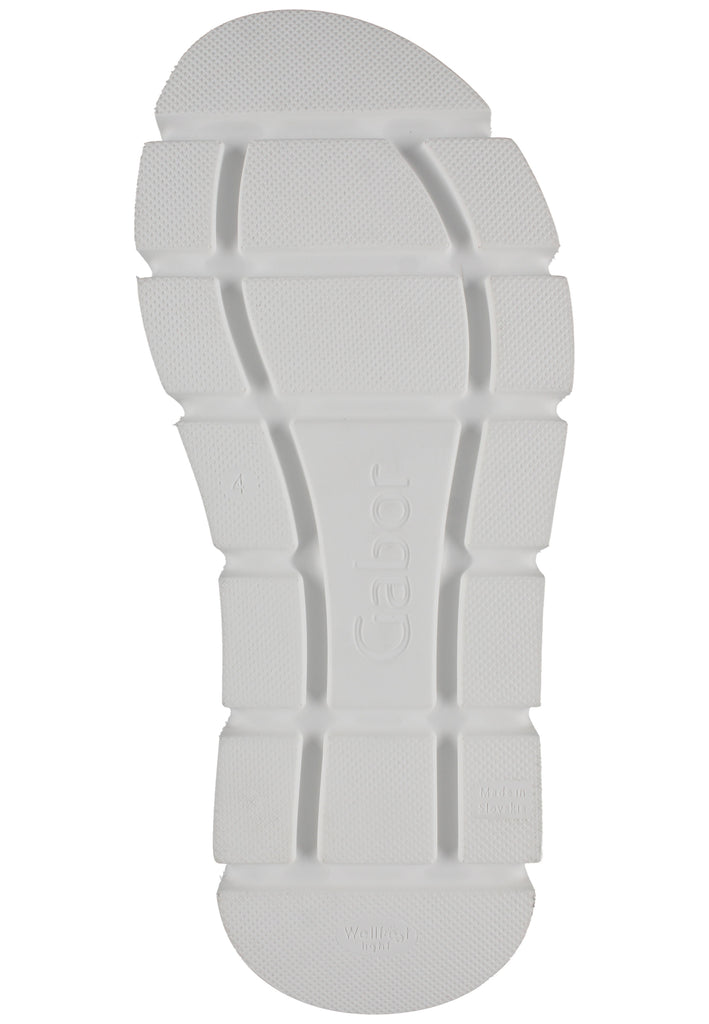 Gabor Pantoletten Veloursleder Pink/Weiß