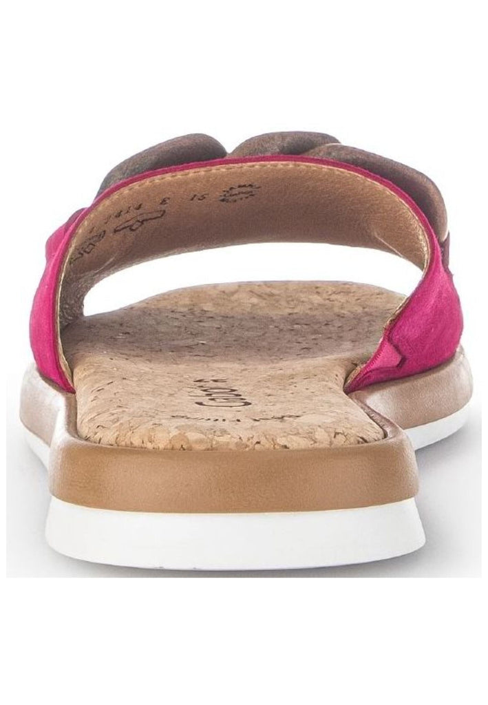 Gabor Pantoletten Veloursleder/Textil Pink