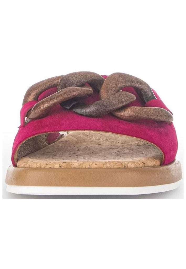 Gabor Pantoletten Veloursleder/Textil Pink