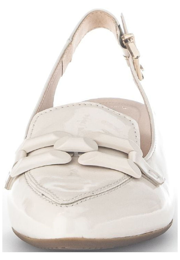 Gabor Pumps Leder Beige Lack