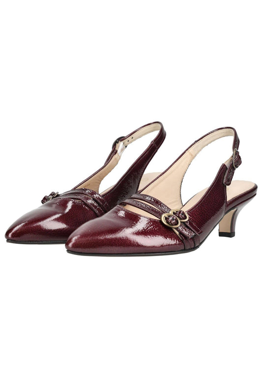 Gabor Pumps Leder Bordeaux