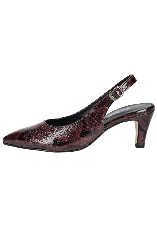 Gabor Pumps Leder Bordeaux Lack