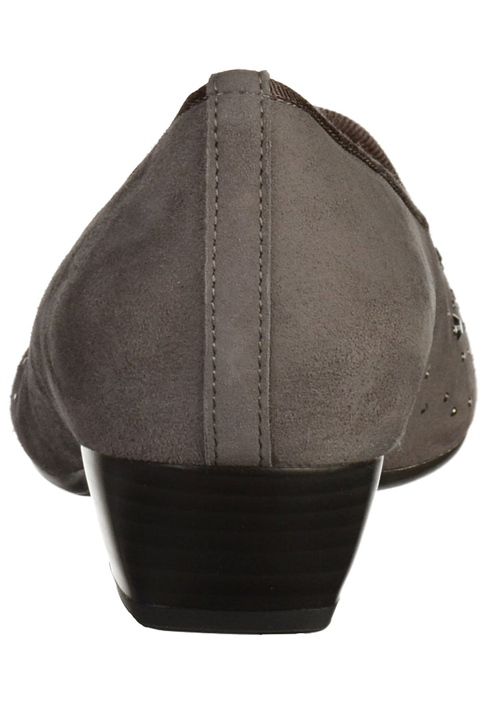 Gabor Pumps Leder Dunkelgrau