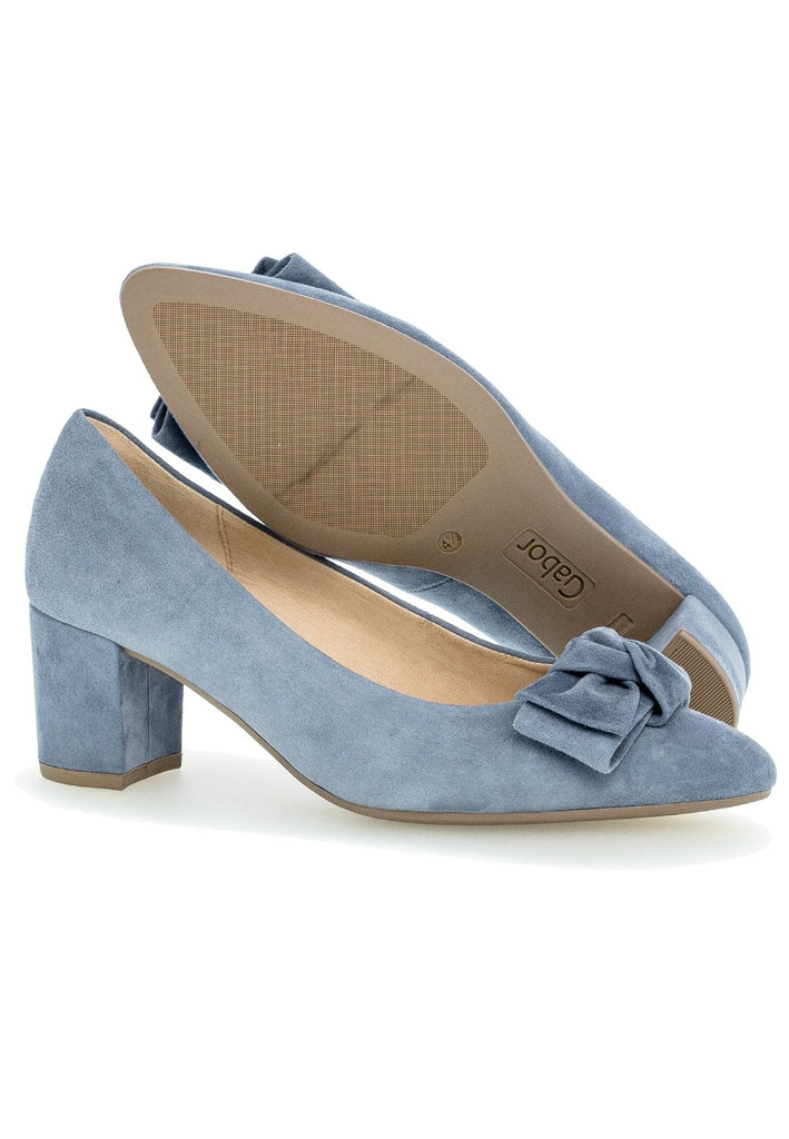 Gabor Pumps Leder Hellblau