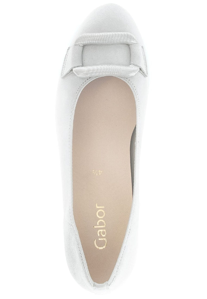 Gabor Pumps Leder Hellgrau