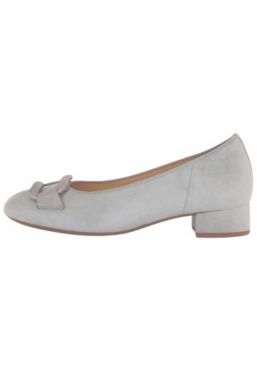 Gabor Pumps Leder Hellgrau