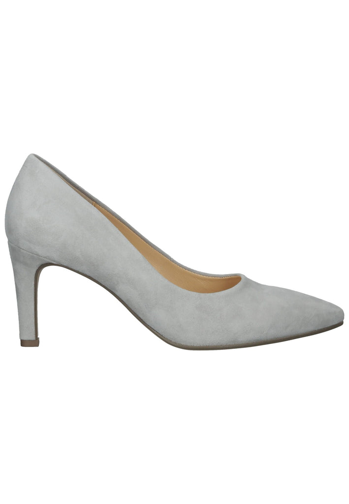 Gabor Pumps Leder Hellgrau