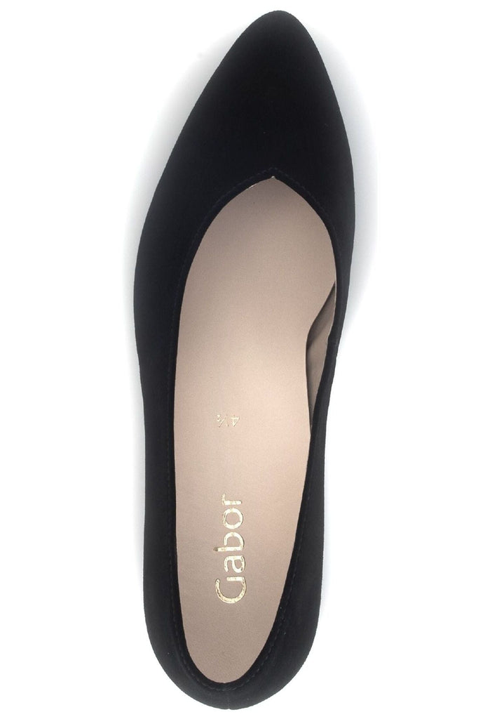 Gabor Pumps Leder Schwarz