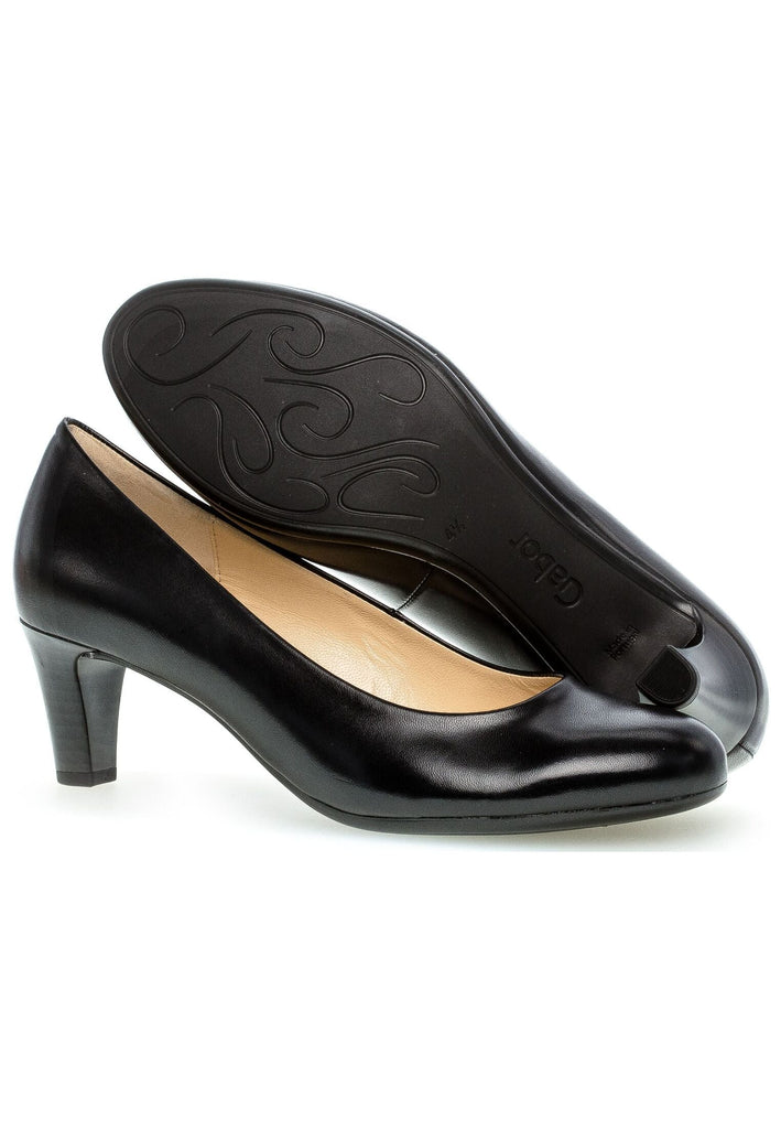 Gabor Pumps Leder Schwarz