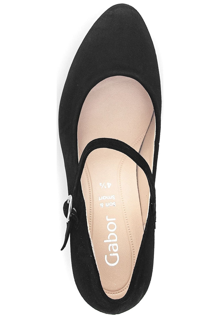 Gabor Pumps Leder Schwarz