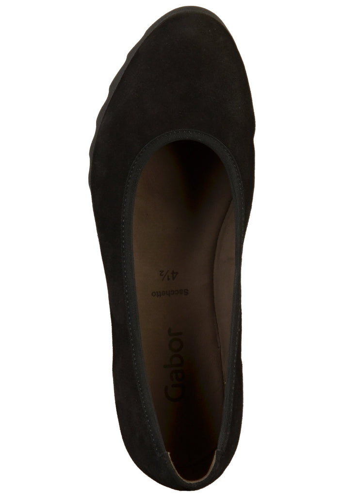 Gabor Pumps Leder Schwarz
