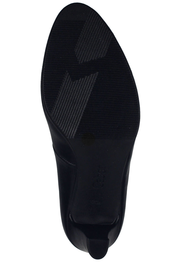 Gabor Pumps Leder Schwarz Lack