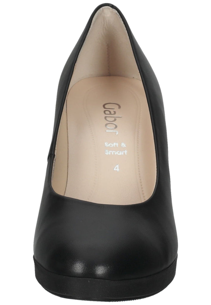 Gabor Pumps Leder Schwarz Lack