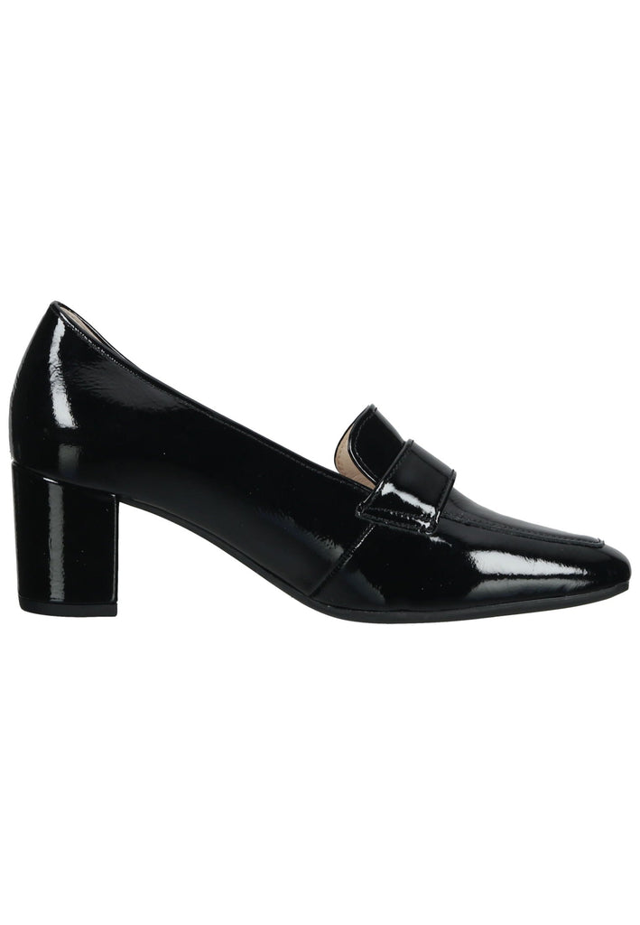 Gabor Pumps Leder Schwarz Lack