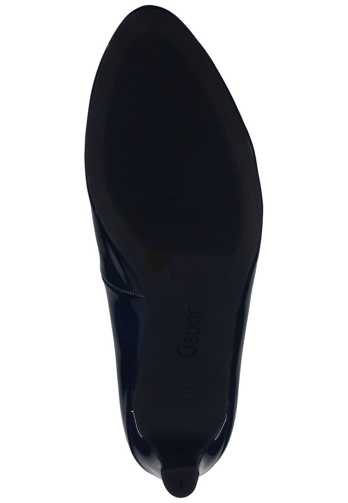 Gabor Pumps Lederimitat Blau Lack