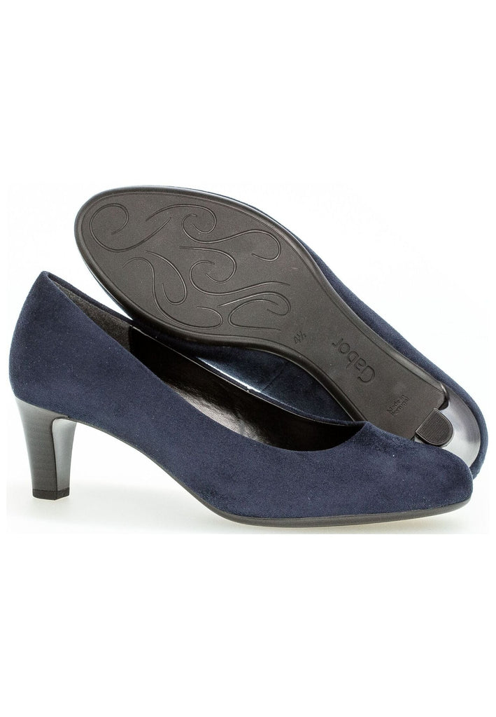 Gabor Pumps Lederimitat Dunkelblau