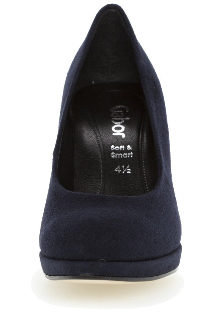 Gabor Pumps Lederimitat Dunkelblau