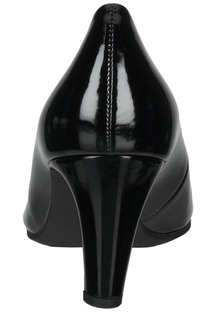 Gabor Pumps Lederimitat Schwarz Lack