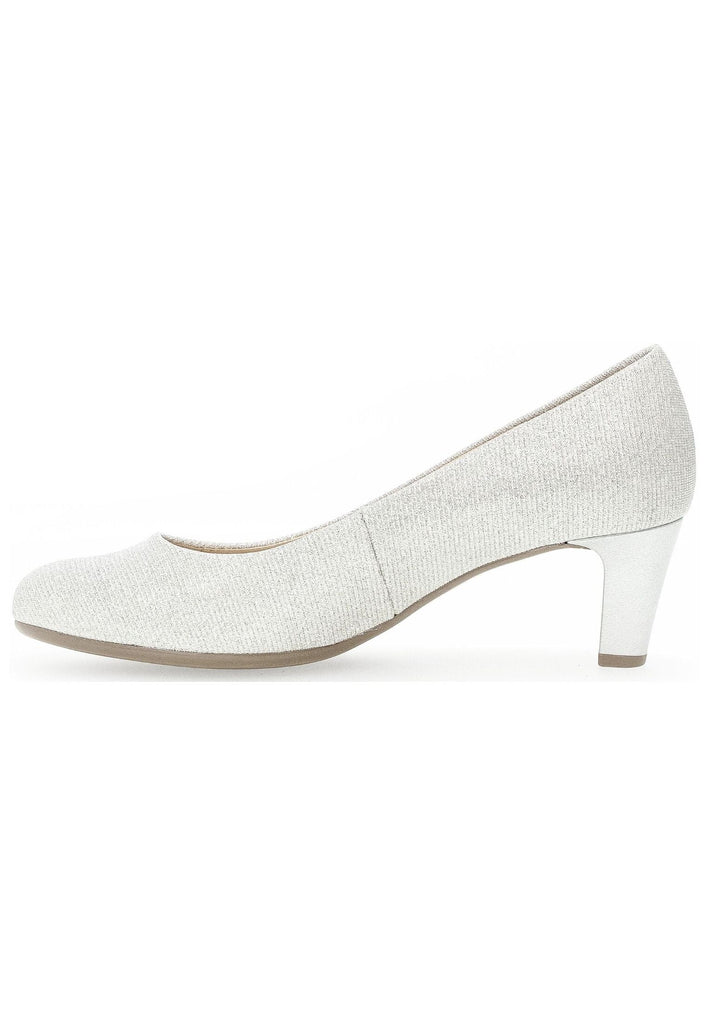 Gabor Pumps Lederimitat Silber