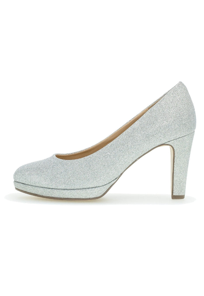 Gabor Pumps Lederimitat/Textil Silber