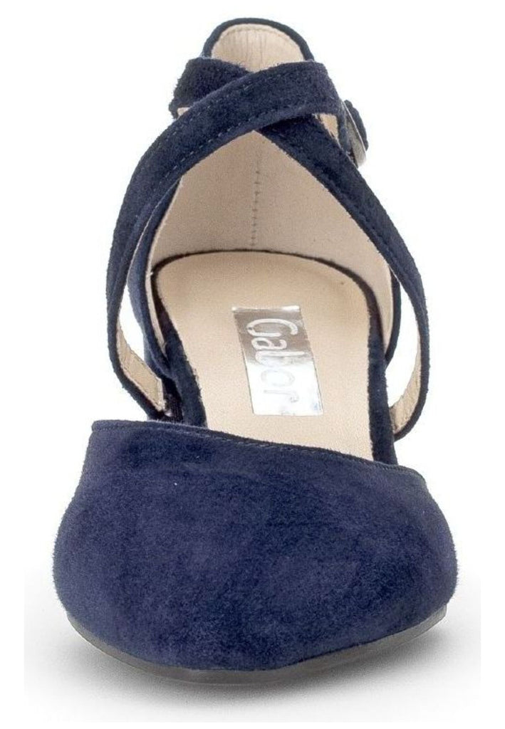 Gabor Pumps Veloursleder Atlantik