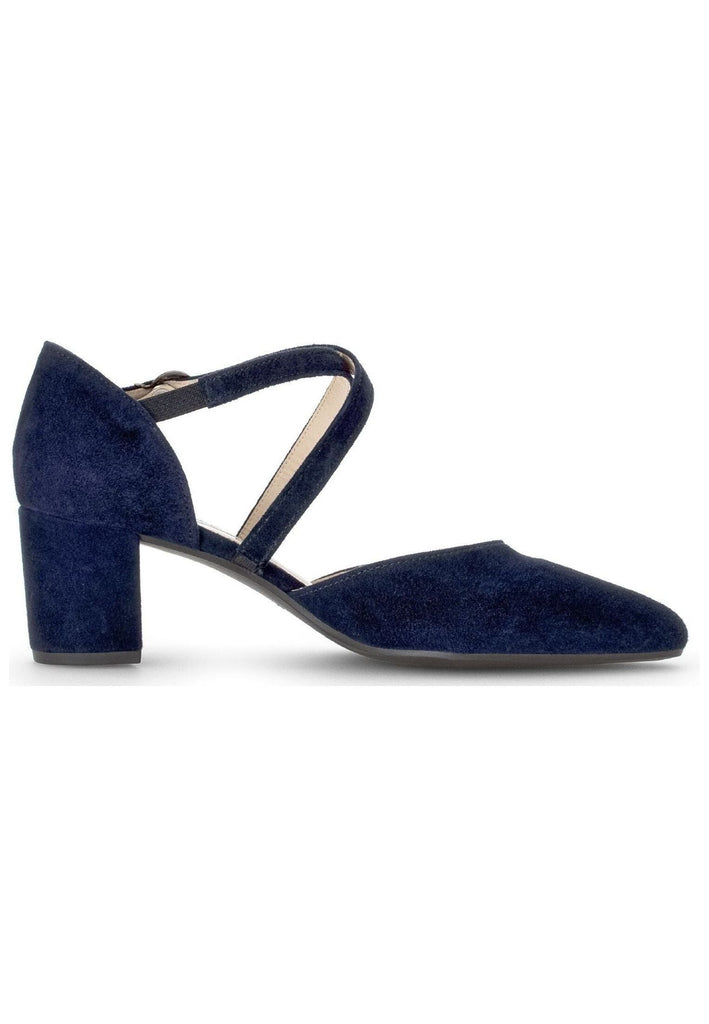 Gabor Pumps Veloursleder Atlantik