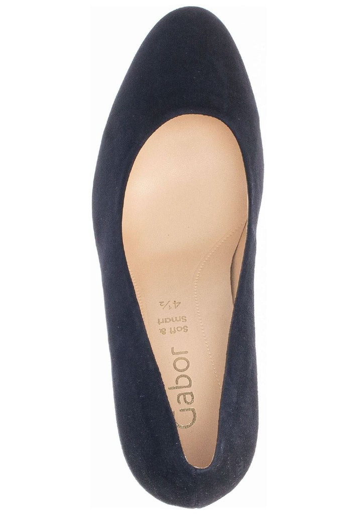 Gabor Pumps Veloursleder Atlantik
