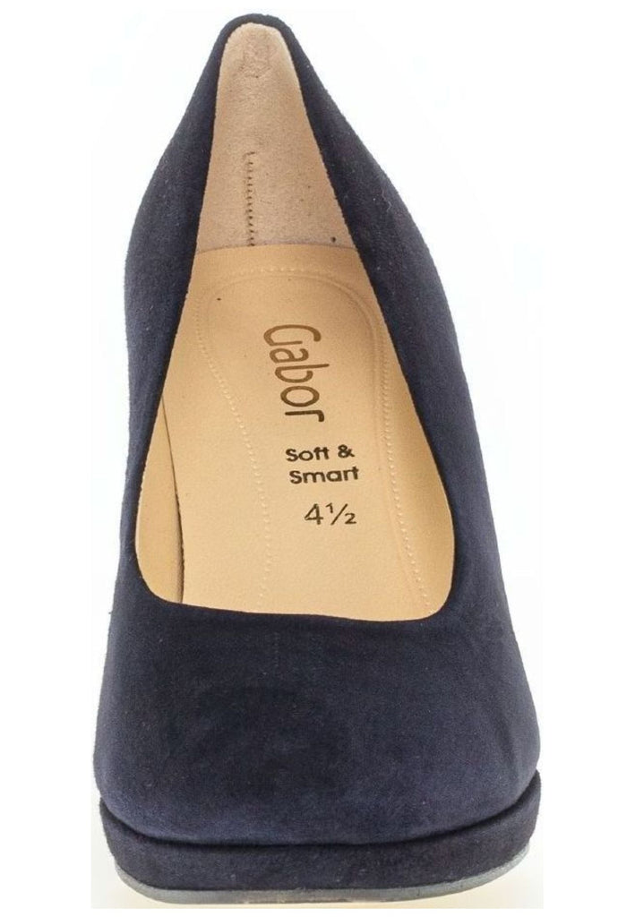 Gabor Pumps Veloursleder Atlantik