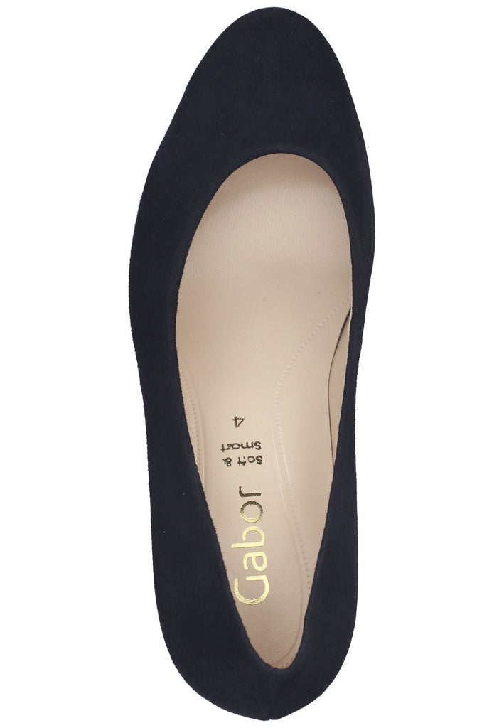 Gabor Pumps Veloursleder Atlantik